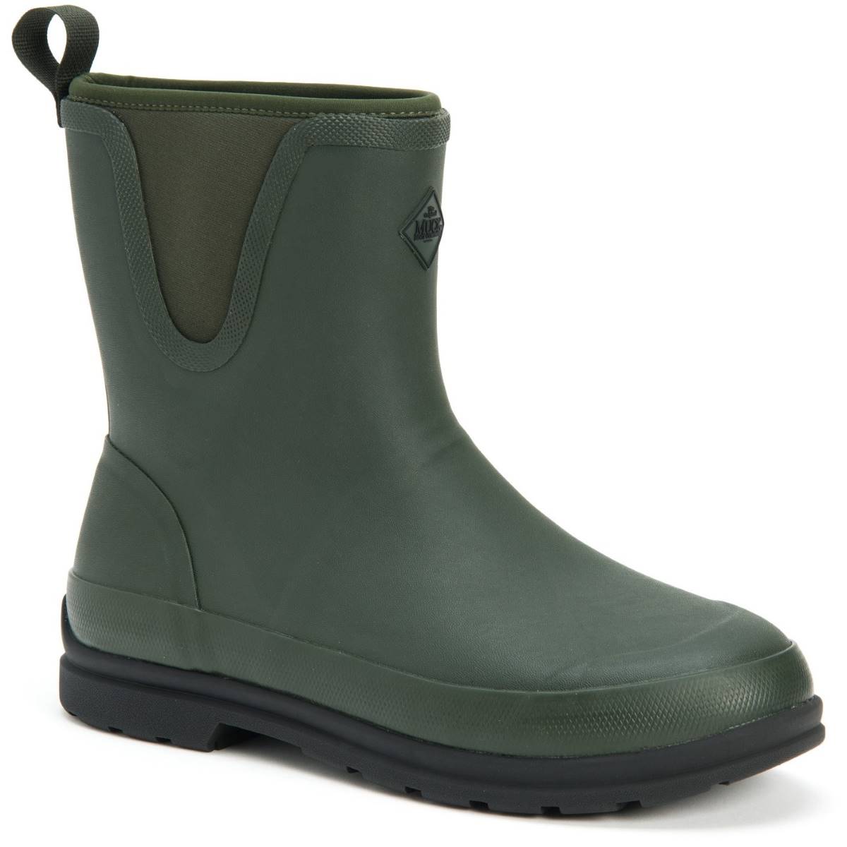 Muck Boots Originals Pull On Mid Green Mens boots OMM-300 in a Plain Rubber in Size 14